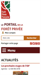 Mobile Screenshot of foretpriveefrancaise.com